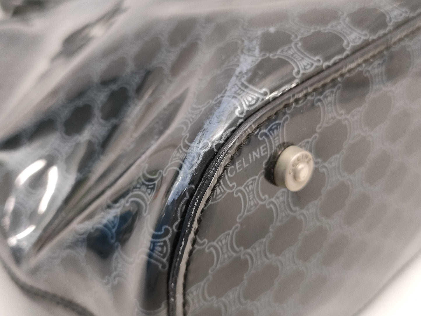 CELINE Enamel Handbag