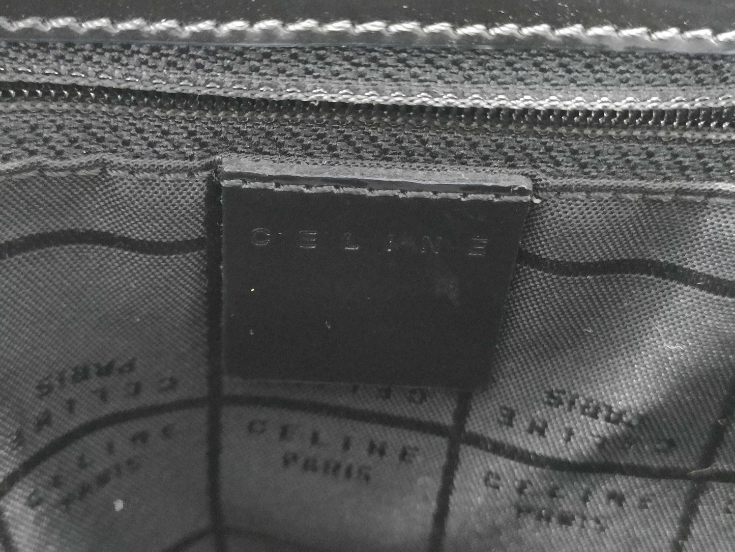 CELINE Enamel Handbag