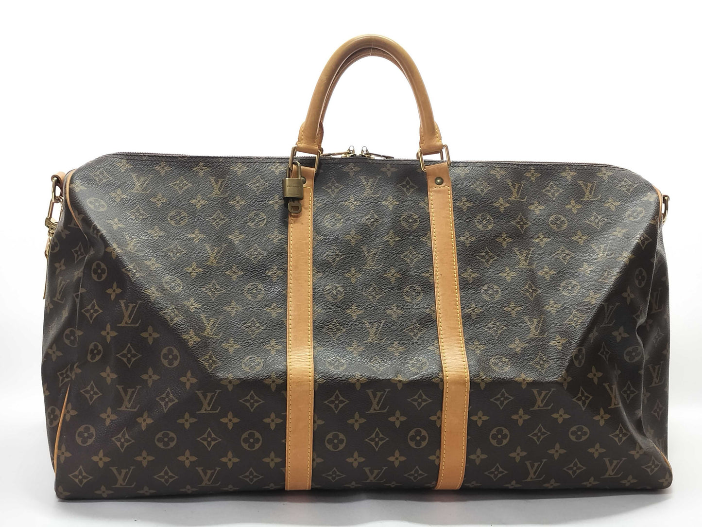 LOUIS VUITTON TH 0946 Monogram Keepall Bandouliere 60 Boston Bag