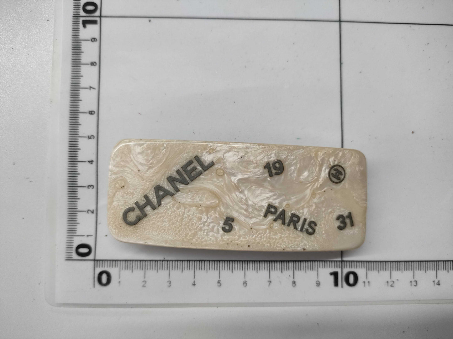 CHANEL 5 19 31 Marble Barrette Other Accessories