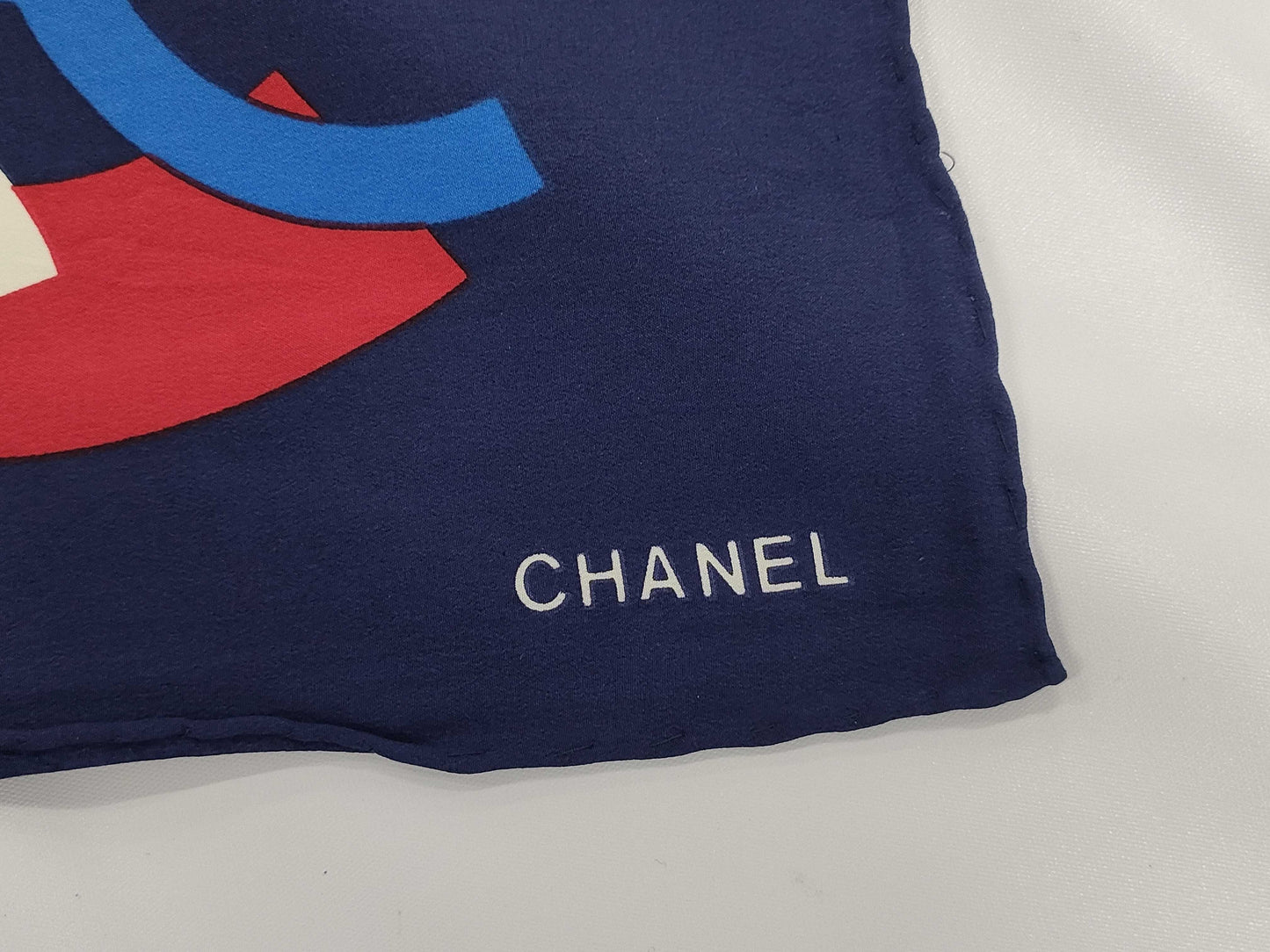 CHANEL Coco Mark Multicolor Scarf