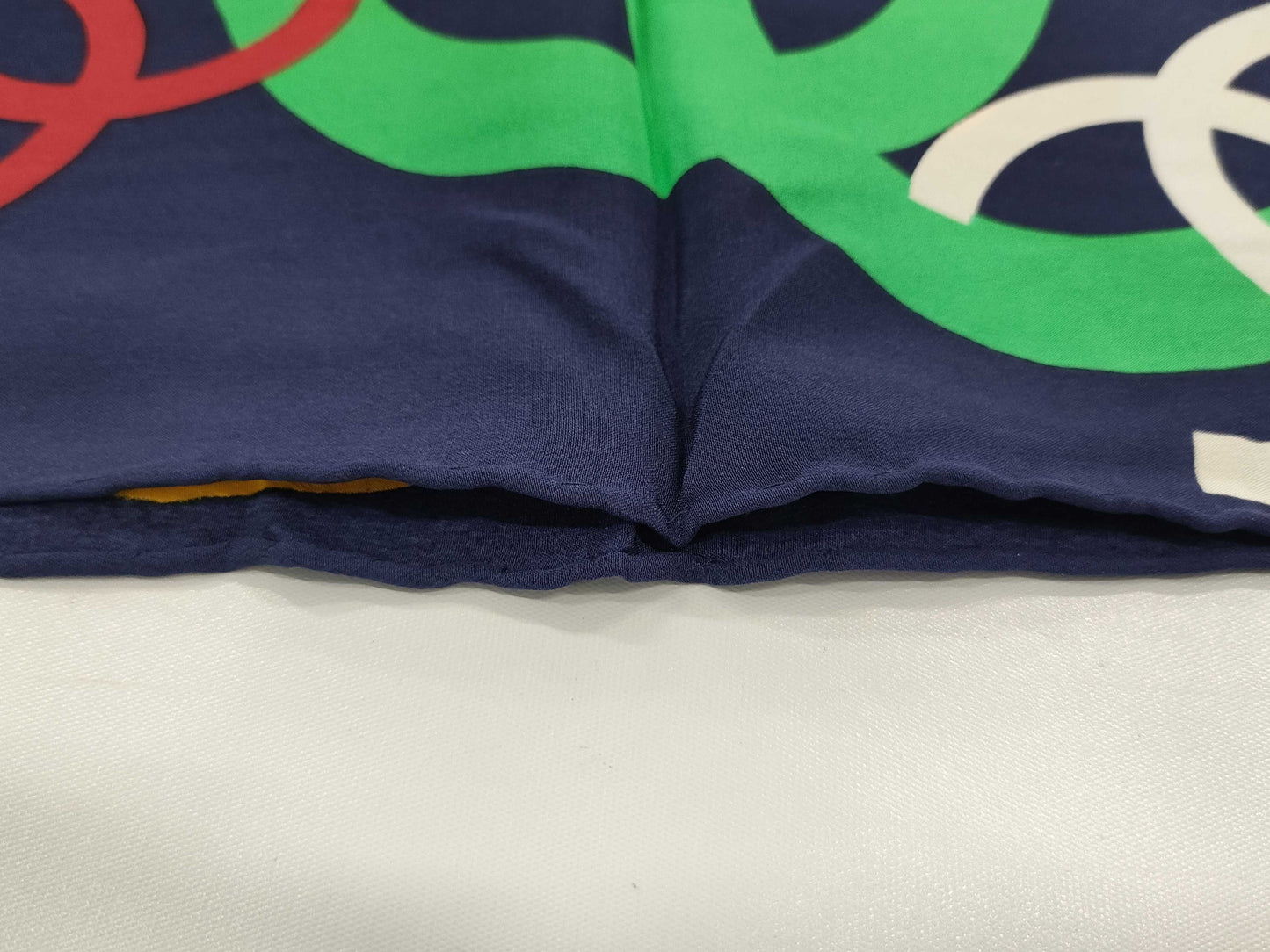 CHANEL Coco Mark Multicolor Scarf