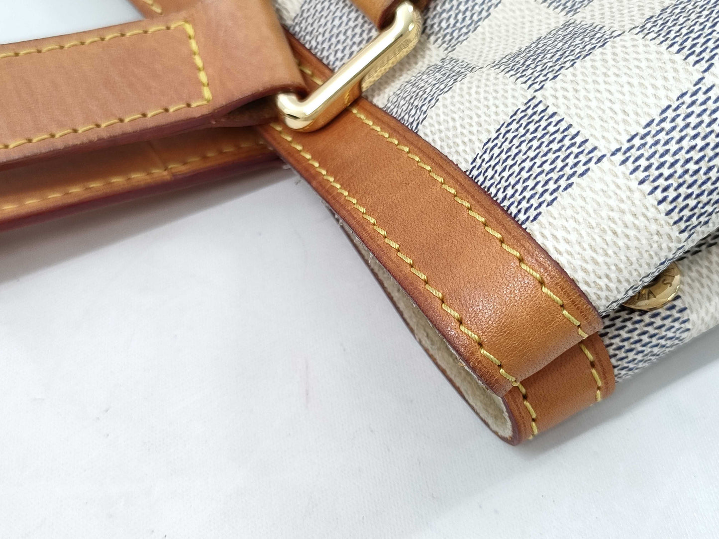LOUIS VUITTON Damier Azur N51207 Hampstead PM Tote Bag