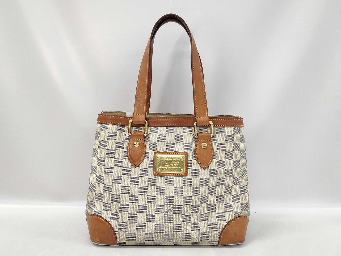 LOUIS VUITTON Damier Azur N51207 Hampstead PM Tote Bag