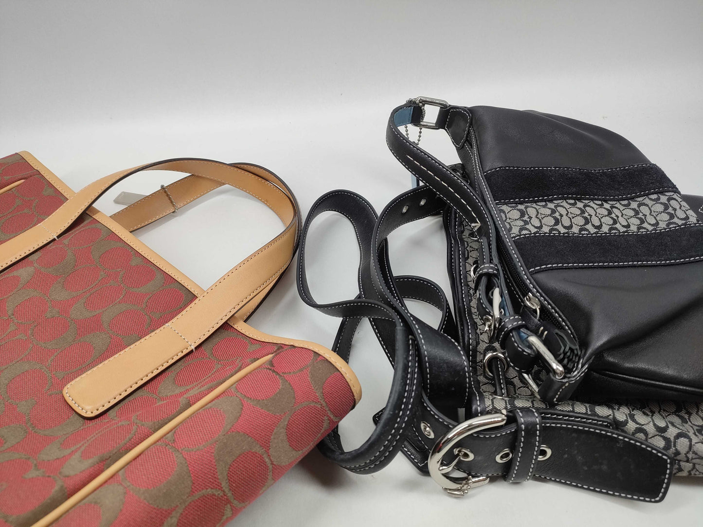 COACH Signature c1j-6093/g3k-6387/3-piece pouch handbag