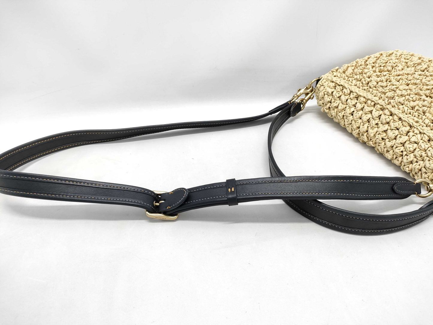 COACH Straw Shoulder Bag