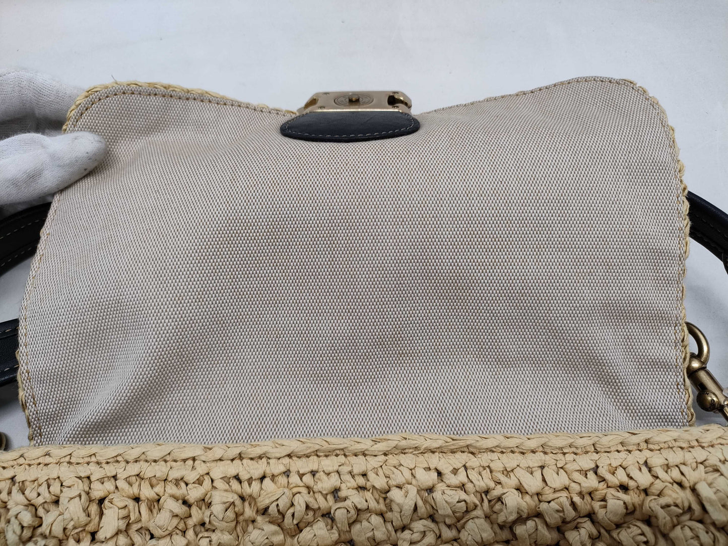 COACH Straw Shoulder Bag