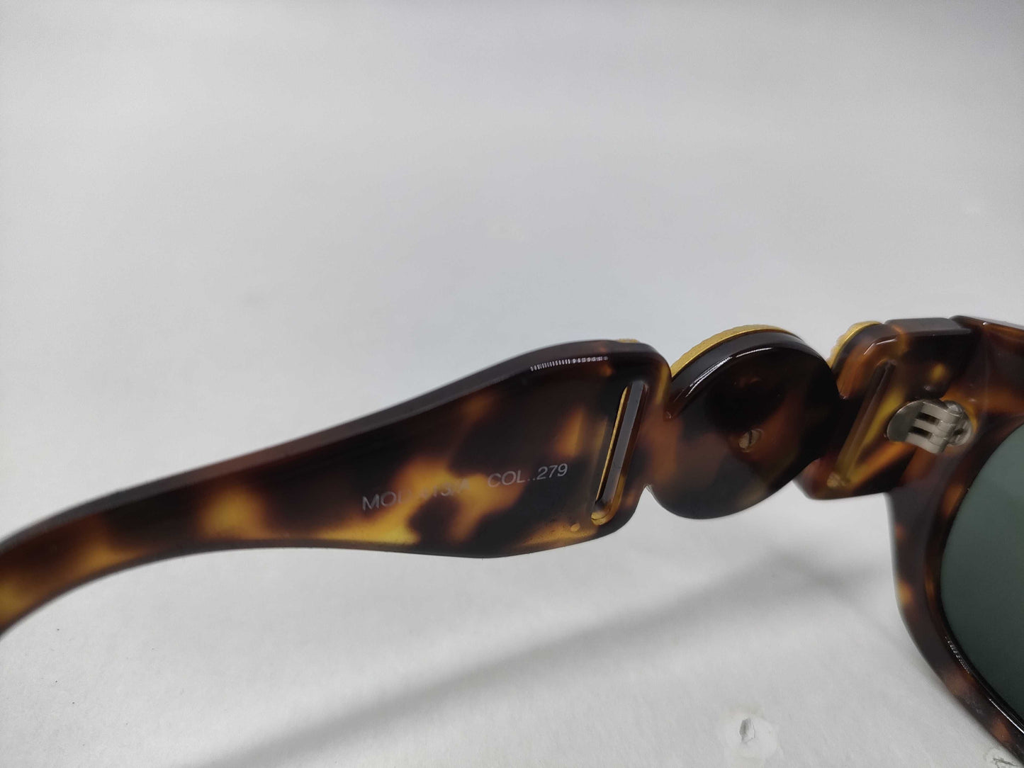VERSACE Tortoiseshell Medusa Sunglasses with Gold Hardware and Case