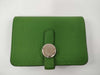 HERMES Dogon Card Case, B Stamp, Green, Card Case, Pass Case, Business Card Case