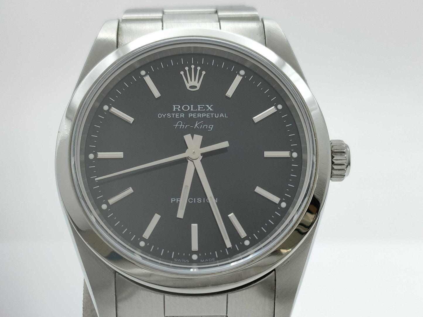 ROLEX 14000M D214967 Black Dial Boys' Watch