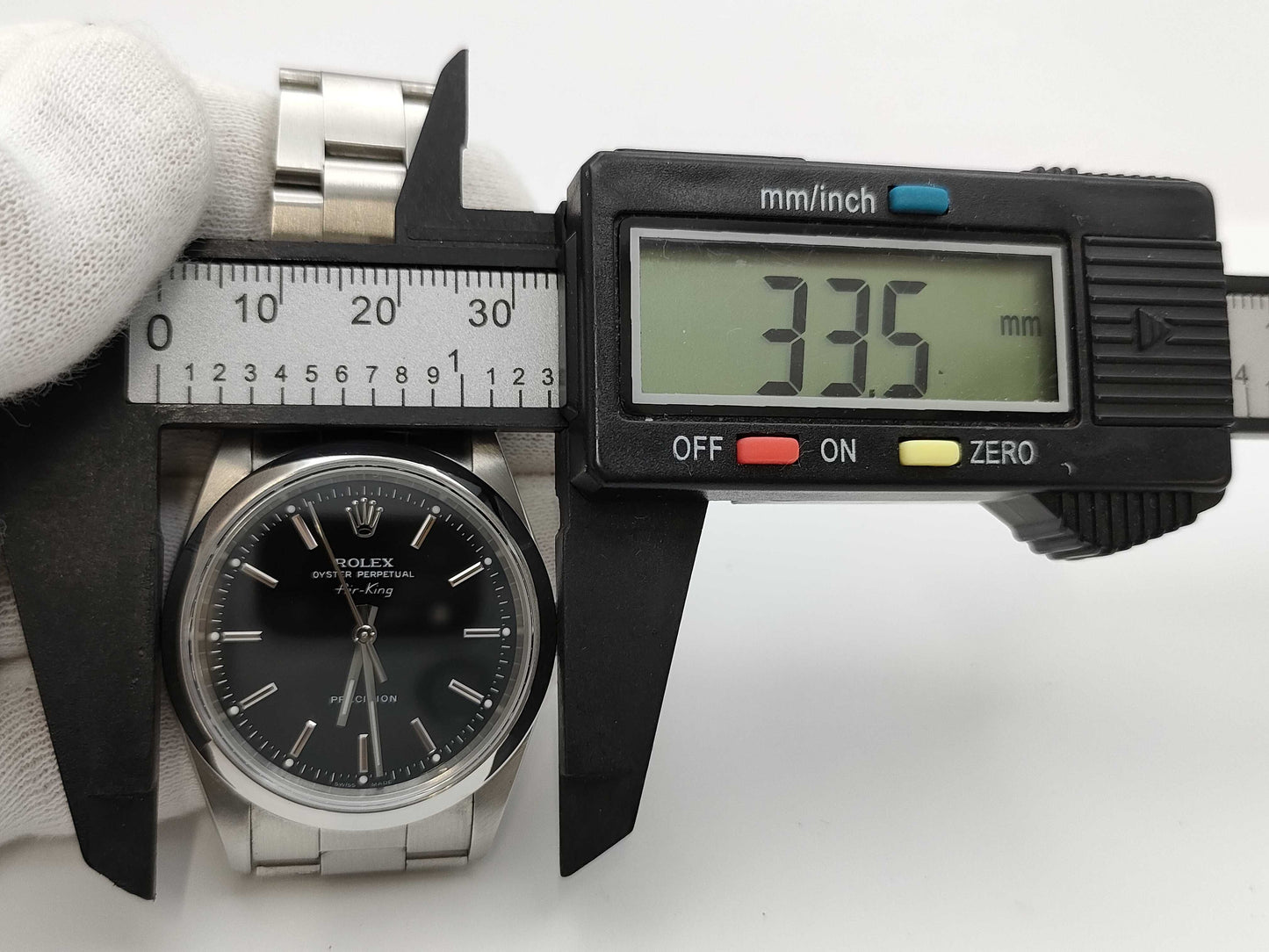 ROLEX 14000M D214967 Black Dial Boys' Watch