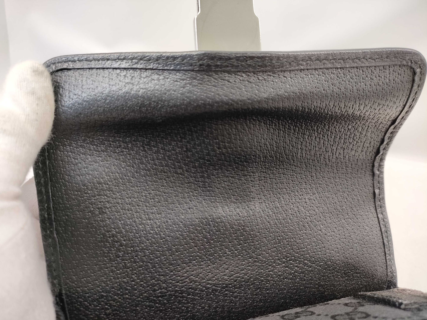 GUCCI GG Canvas Waist Bag 131236 200047 Black Shoulder Bag