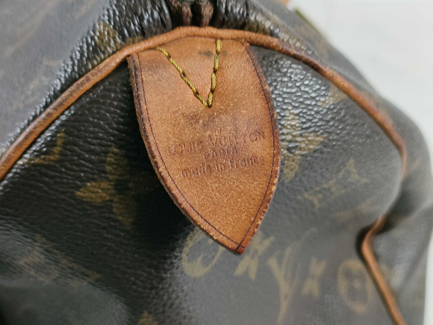 LOUIS VUITTON RFID Unverified 844 MB Monogram Speedy 35 Handbag