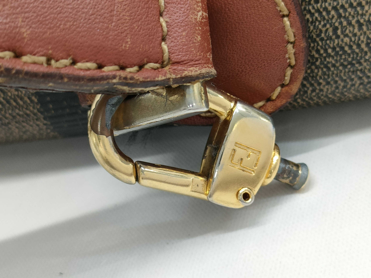 FENDI Pecan Pattern 2-Way Handbag