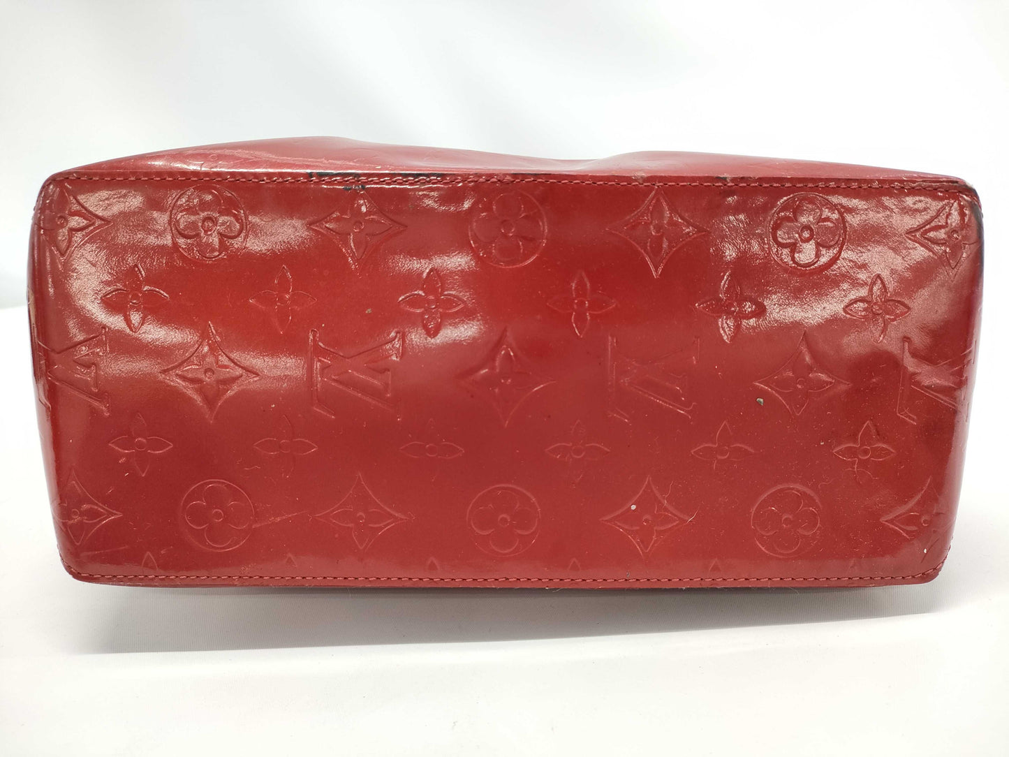 LOUIS VUITTON Vernis M91086 Reed MM Tote Bag