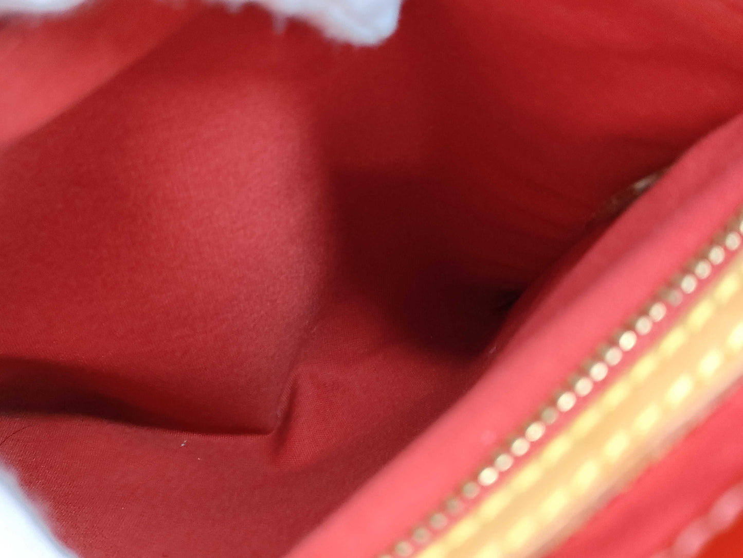 LOUIS VUITTON Vernis M91086 Reed MM Tote Bag