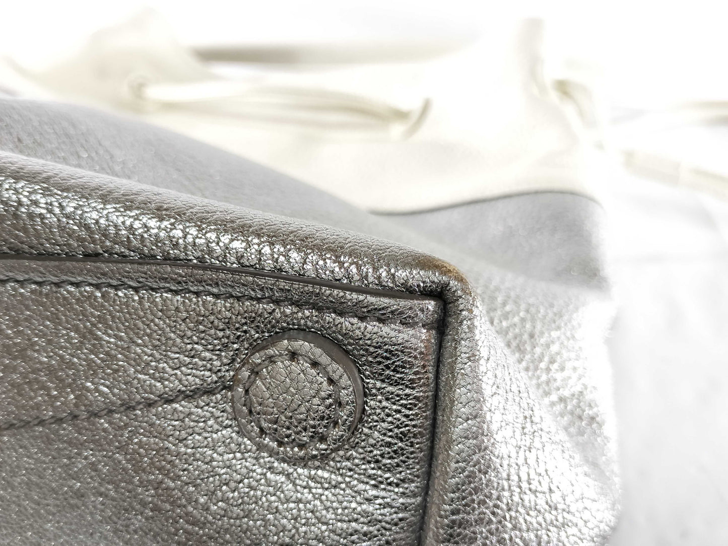 Miu Miu Madras/Silver & White/Strap Included Shoulder Bag