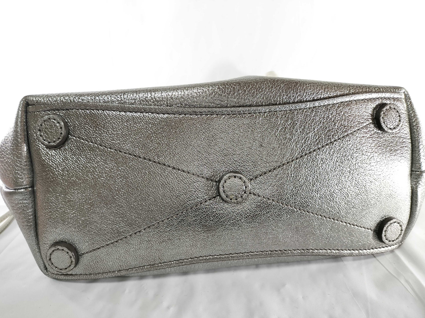 Miu Miu Madras/Silver & White/Strap Included Shoulder Bag
