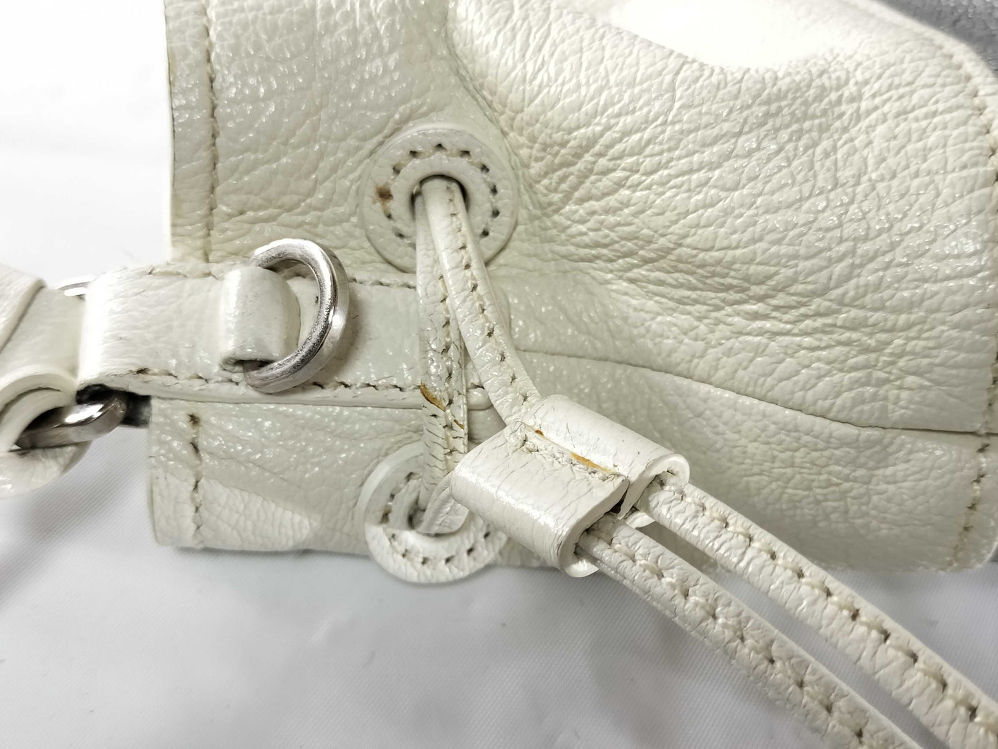 Miu Miu Madras/Silver & White/Strap Included Shoulder Bag