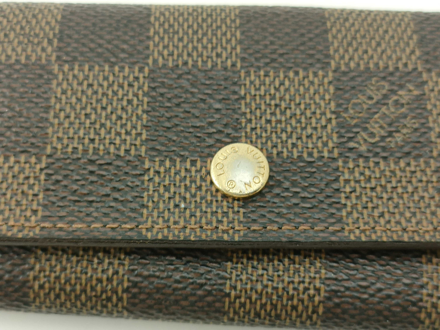 LOUIS VUITTON Damier Key Case 4-Ring Key Case/Key Holder