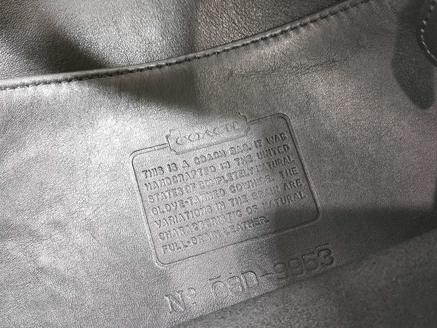 COACH Old Coach Shoulder Bag Bucket Shoulder Bag