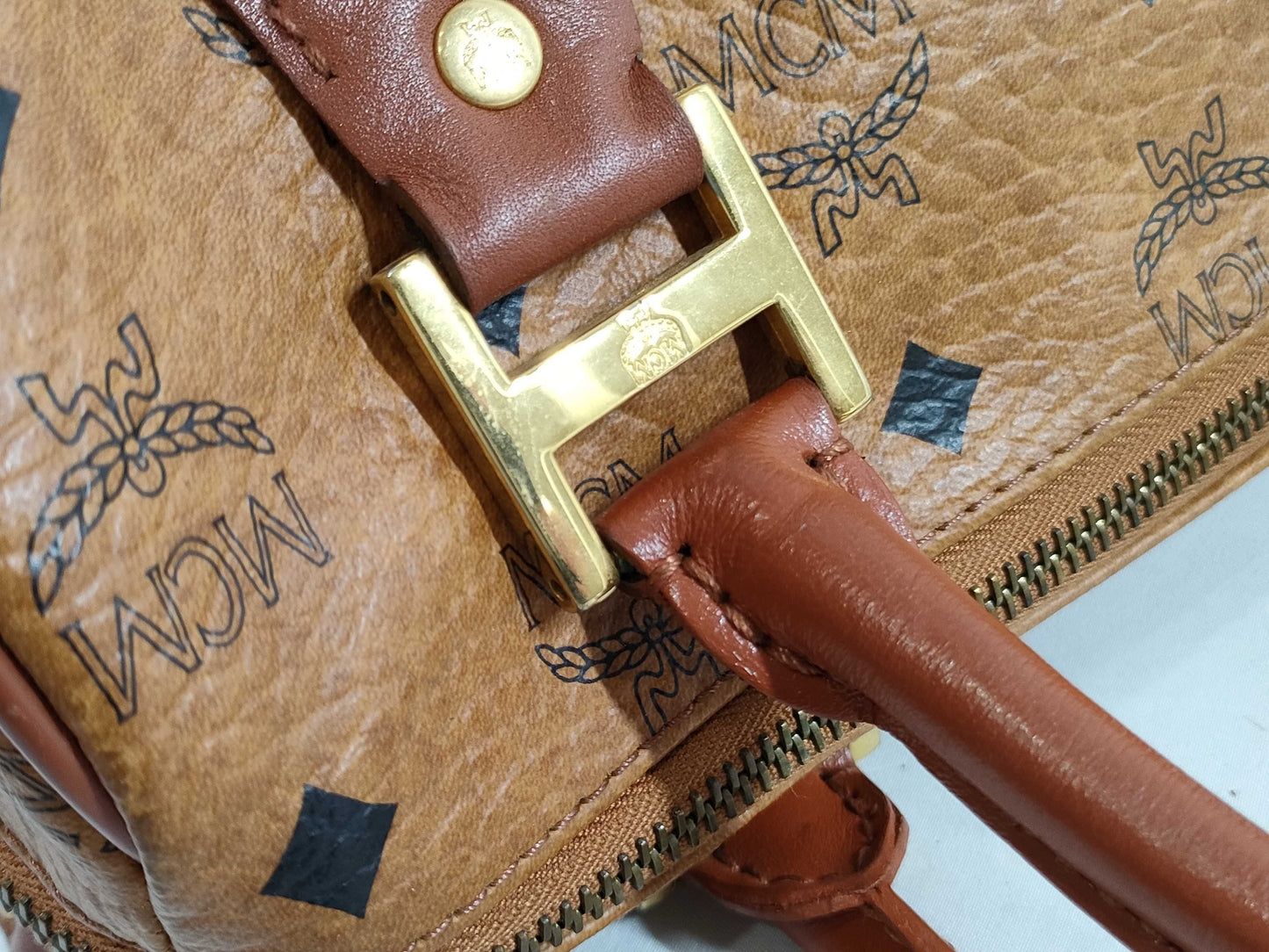 MCM MCM Mini Boston Handbag