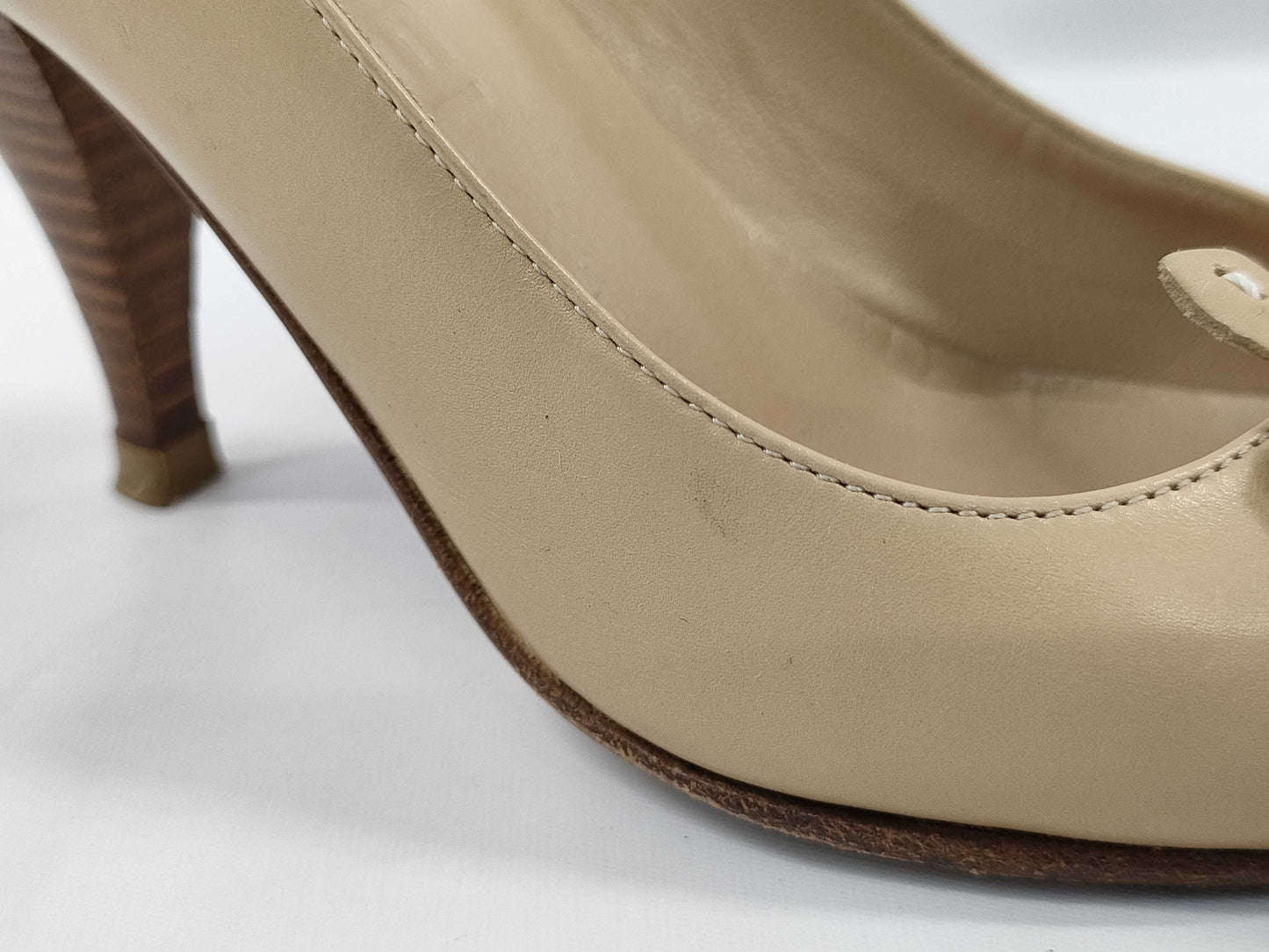 CHANEL Clover Design Leather Pumps