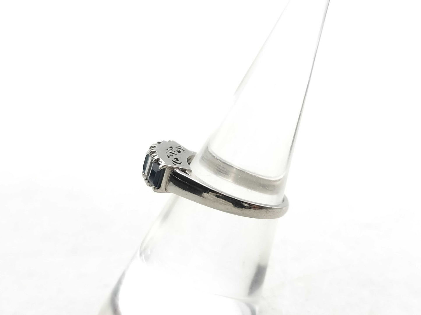 S 0.59ct D 0.26ct Pt900 5.3g Ring