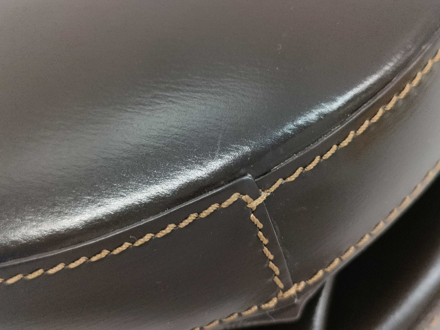LOEWE Round Handbag Brown Handbag
