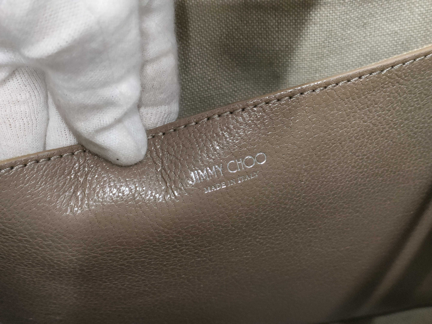 JIMMY CHOO Leather 2-Way Tote Bag