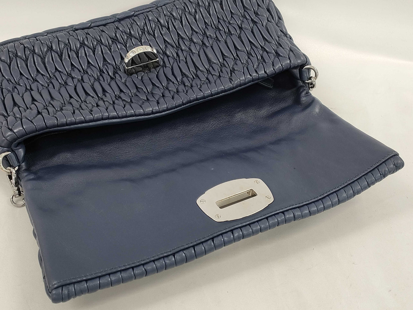 Miu Miu Nappa Crystal Handbag