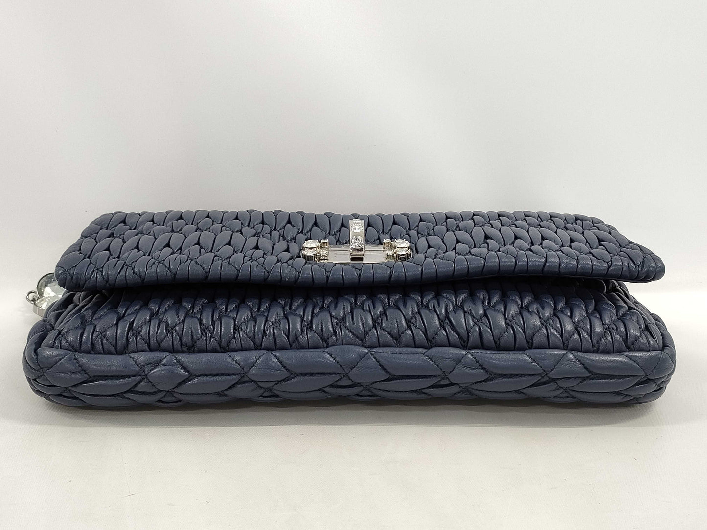Miu Miu Nappa Crystal Handbag