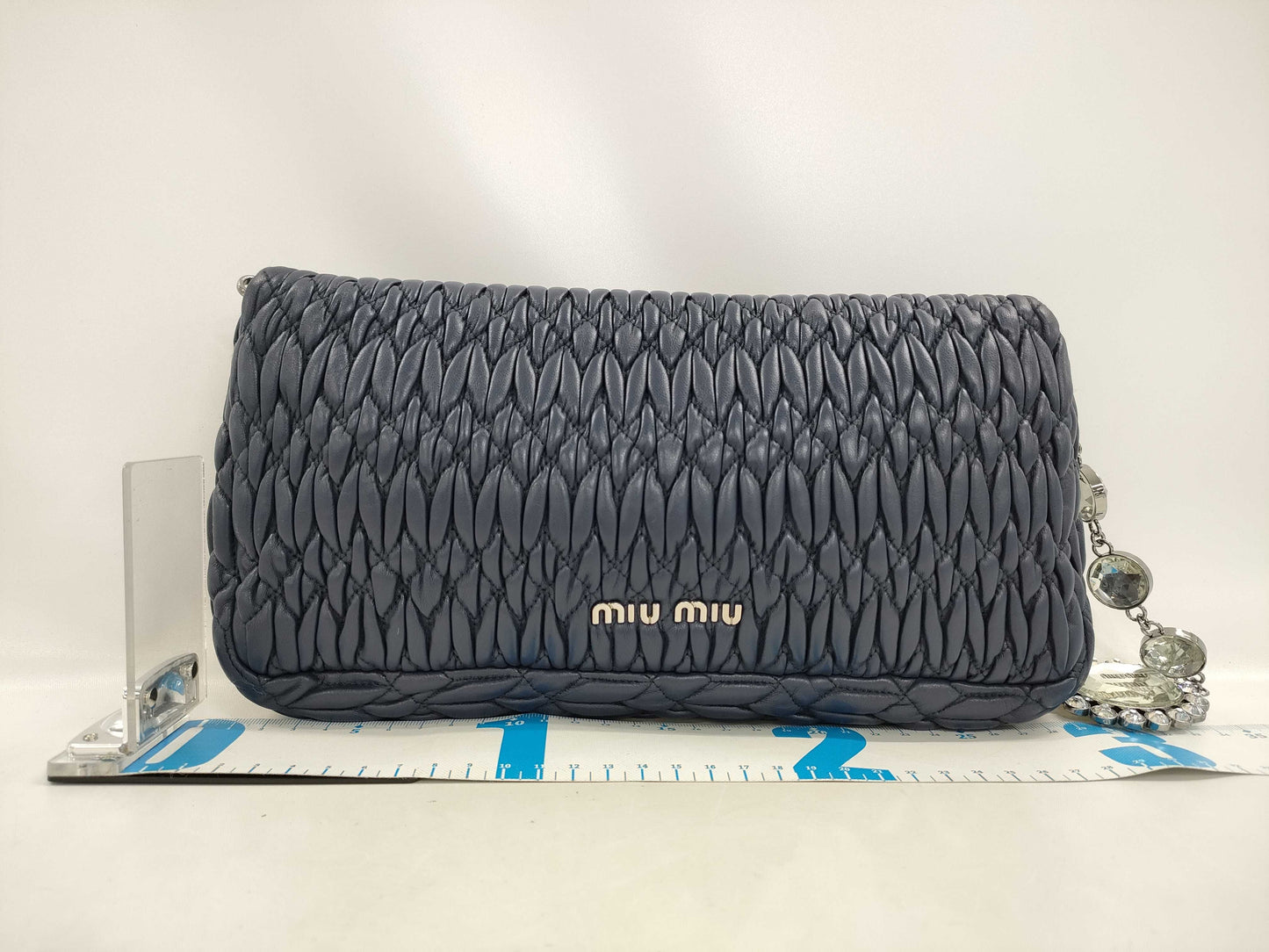 Miu Miu Nappa Crystal Handbag