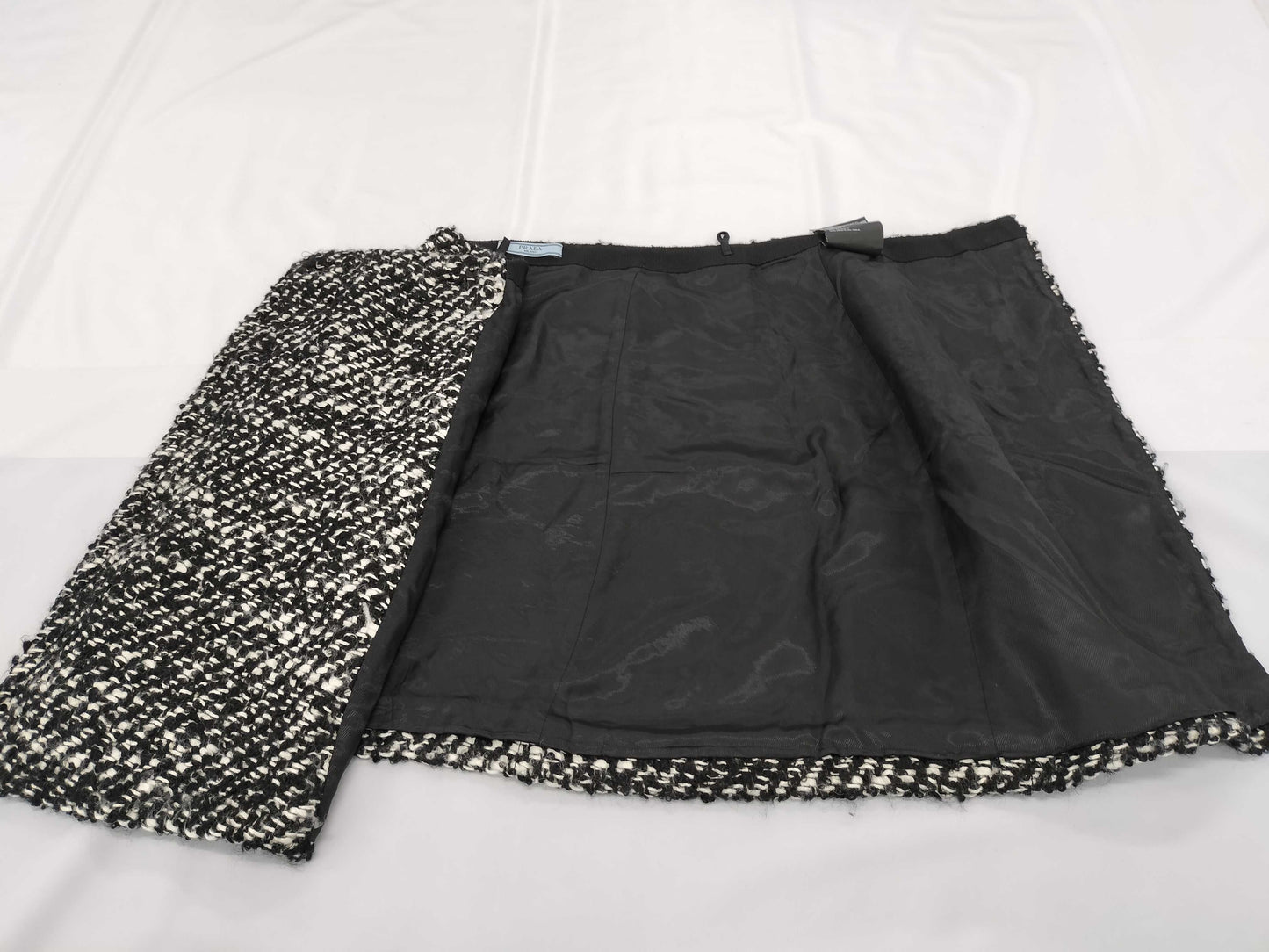 PRADA Tweed Wrap Skirt