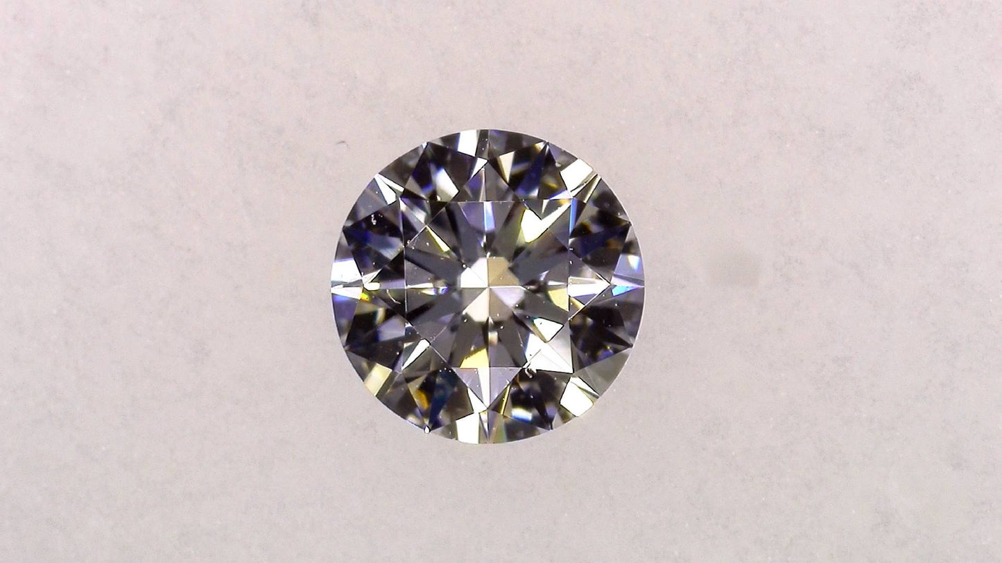 0.332ct D VVS-2 VERY GOOD/GD/VG FAINT NATURAL 4.44-4.48X2.73mm Diamond Loose