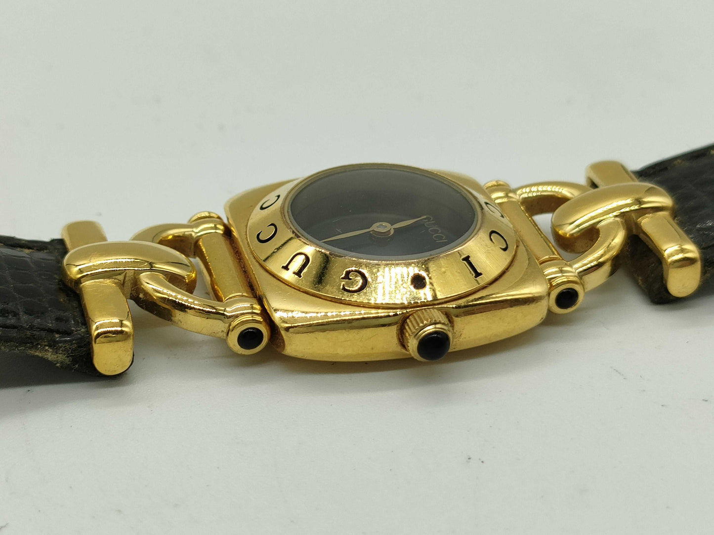 GUCCI 6300L Women's Watch, Black Dial