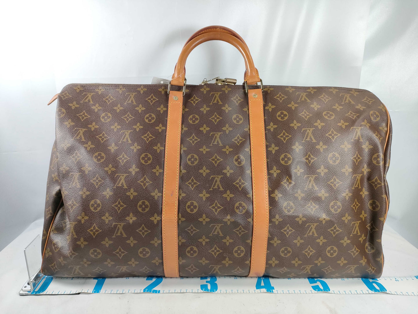 LOUIS VUITTON Monogram Keepall 60 Boston Bag
