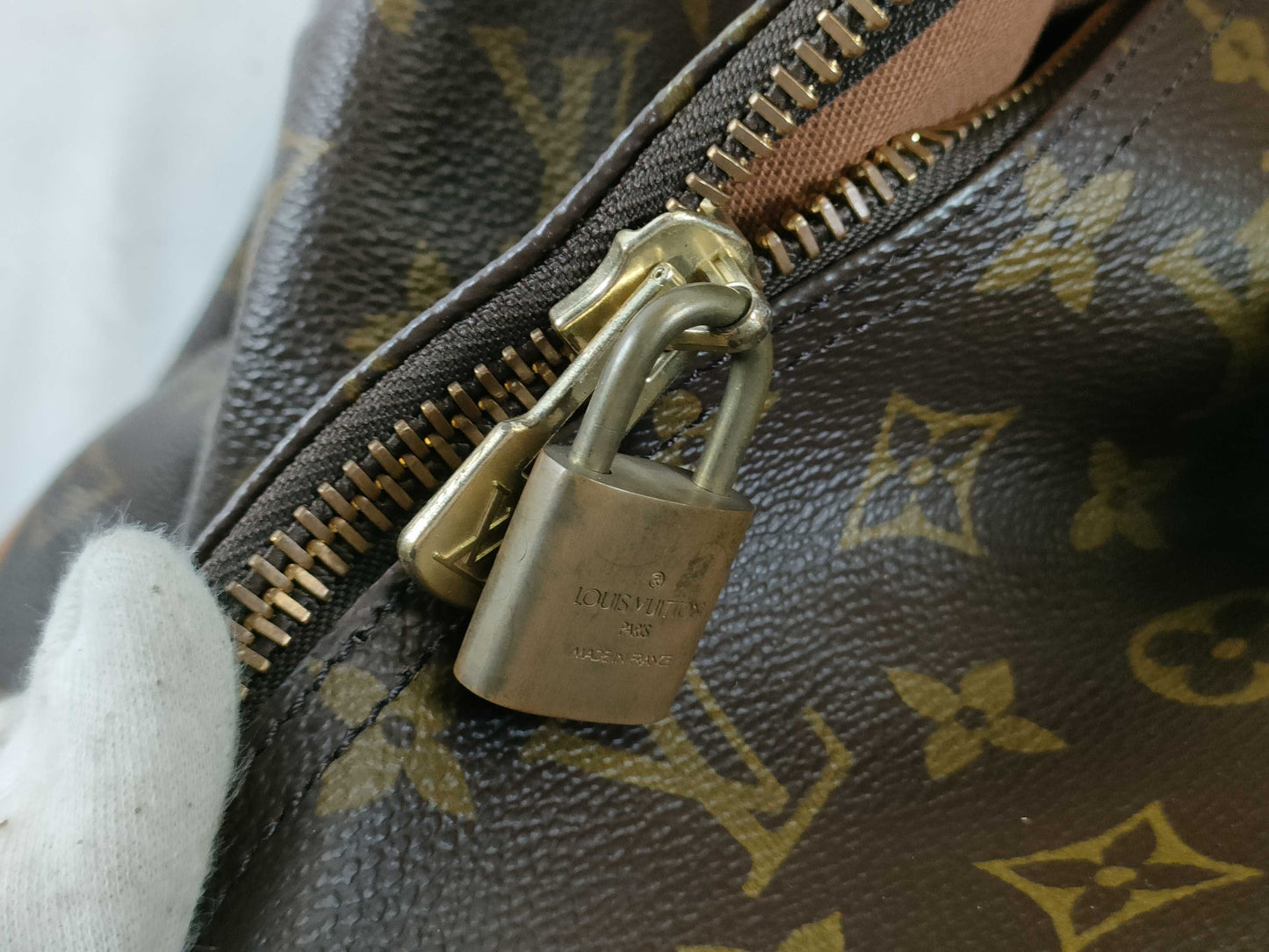 LOUIS VUITTON Monogram Keepall 60 Boston Bag