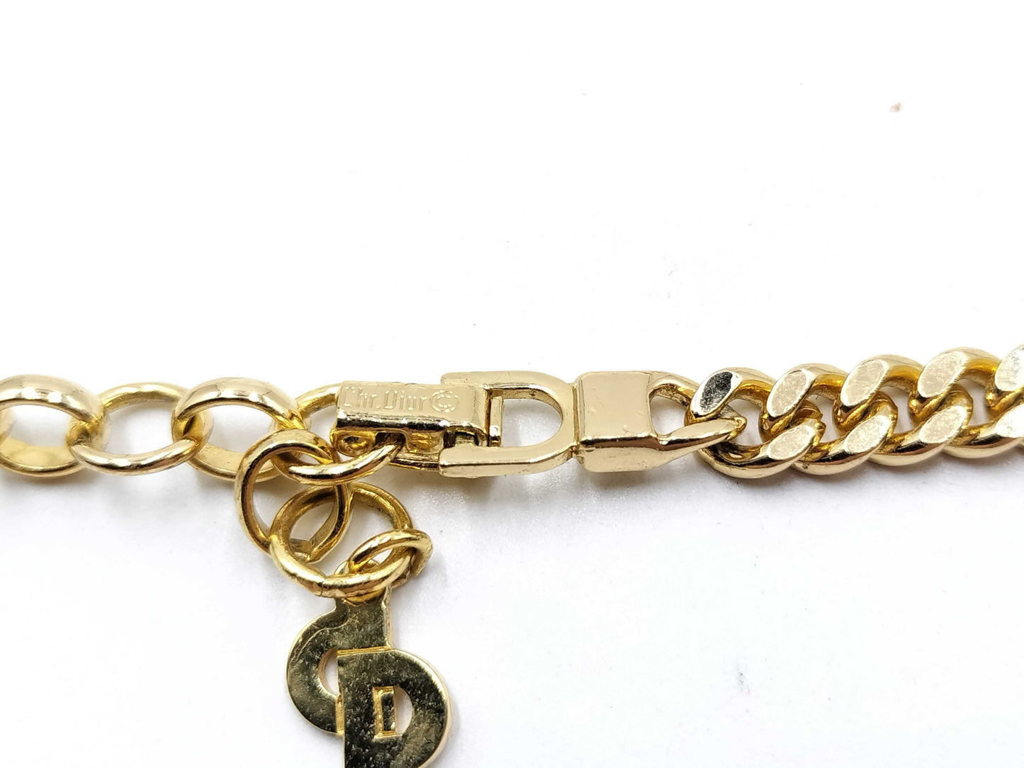 Dior Gold Stone Necklace
