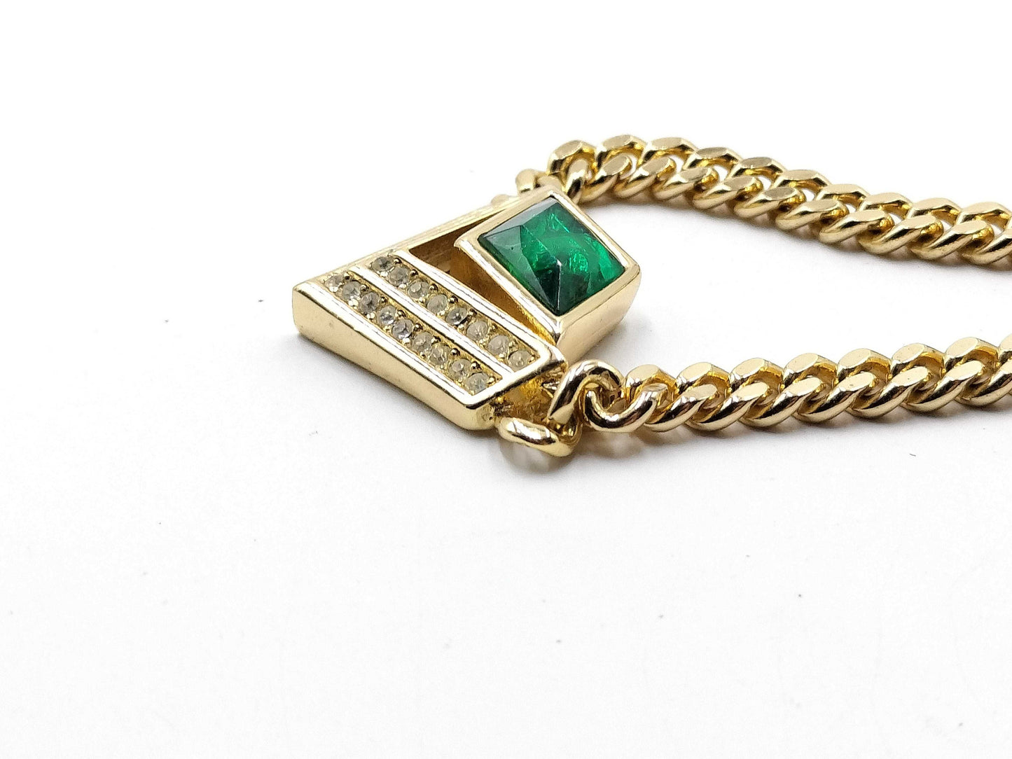 Dior Gold Stone Necklace