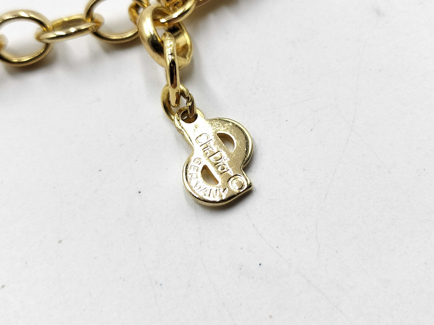 Dior Gold Stone Necklace