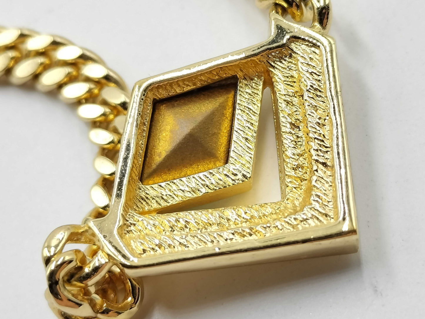 Dior Gold Stone Necklace