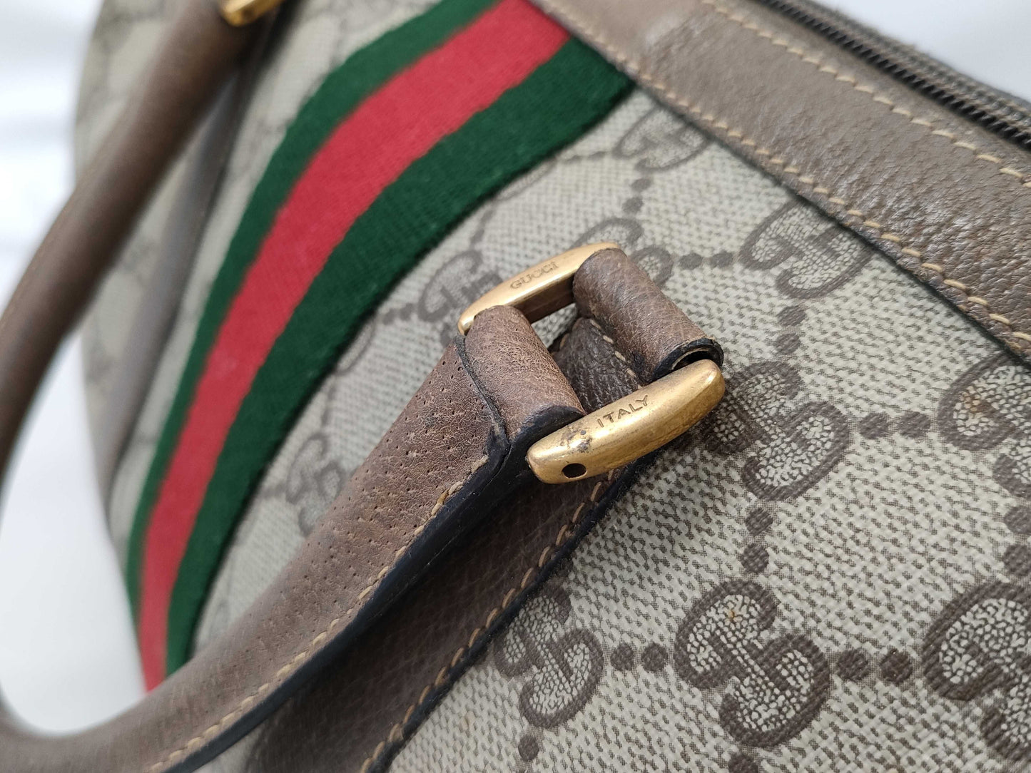 GUCCI Old Sherry Boston Bag 69・02・007 Boston Bag