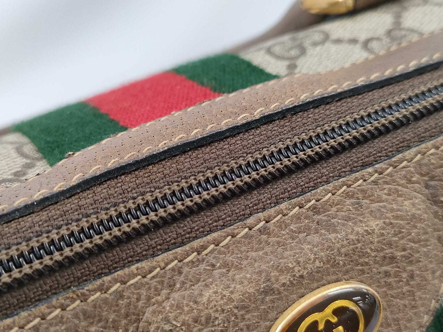 GUCCI Old Sherry Boston Bag 69・02・007 Boston Bag