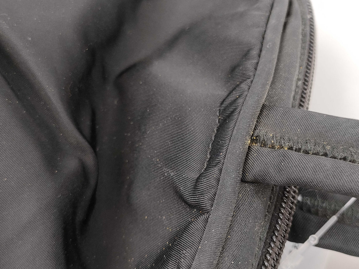 PRADA nylon tote bag with repair marks