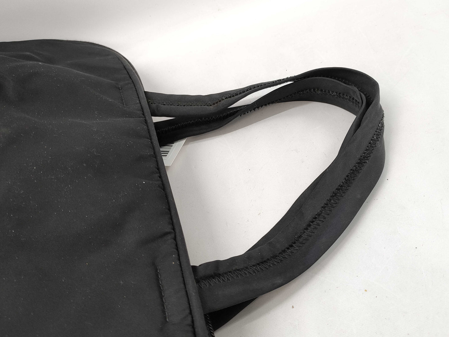 PRADA nylon tote bag with repair marks