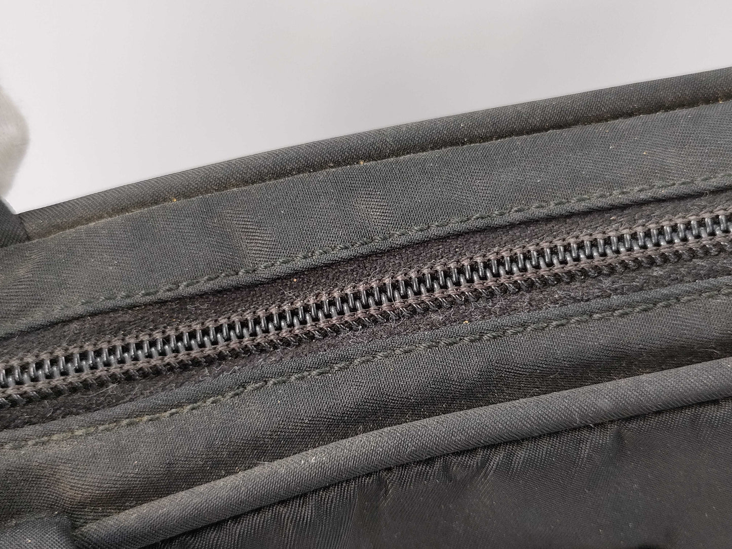 PRADA nylon tote bag with repair marks