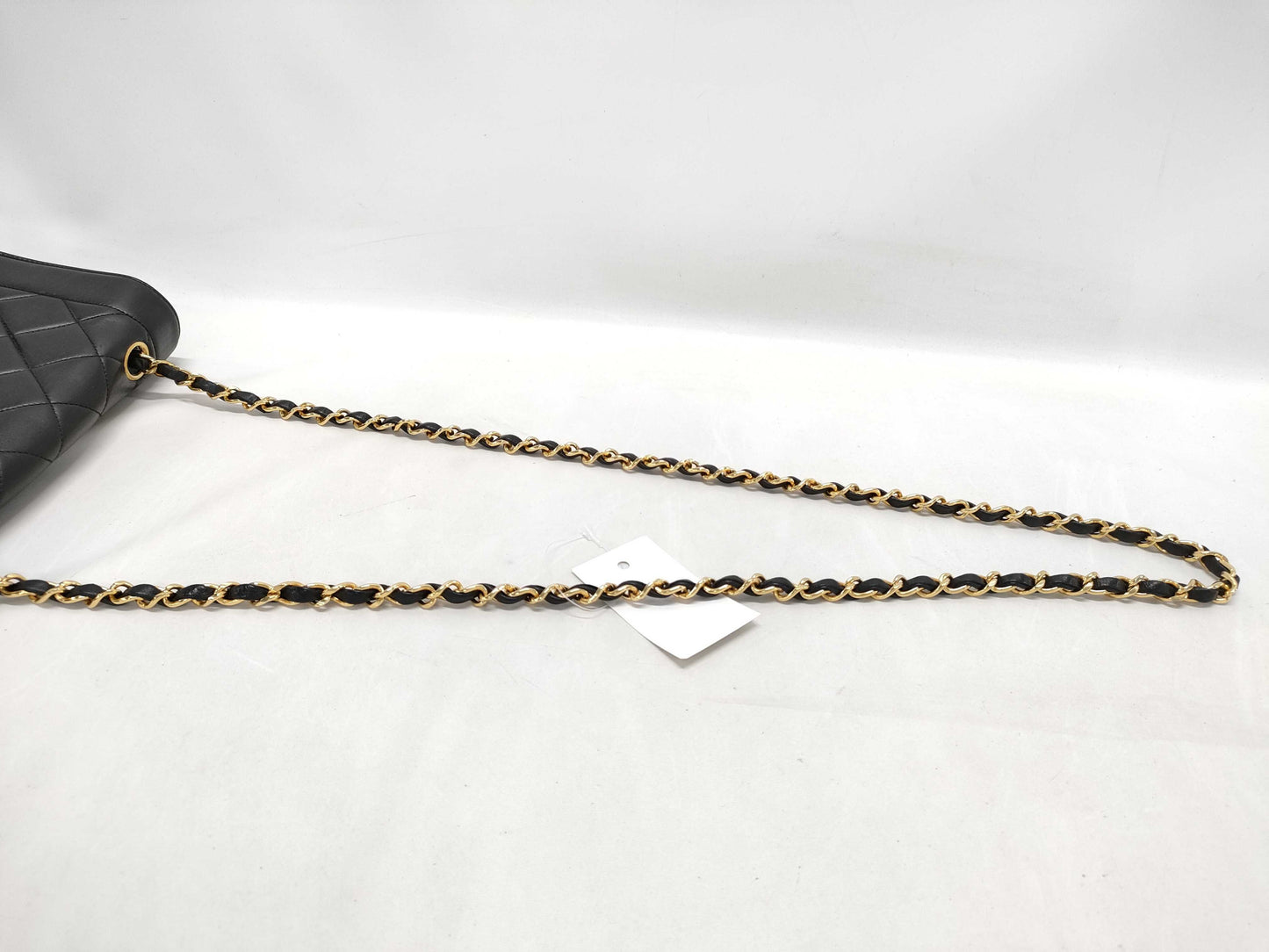 CHANEL Diana Lambskin Single Flap/Chain Shoulder Bag