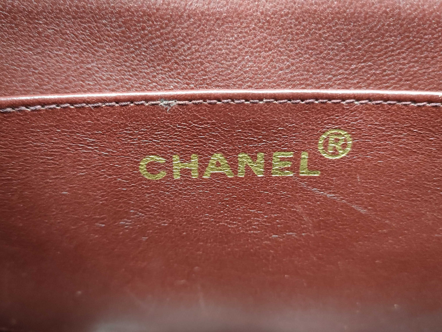 CHANEL Diana Lambskin Single Flap/Chain Shoulder Bag