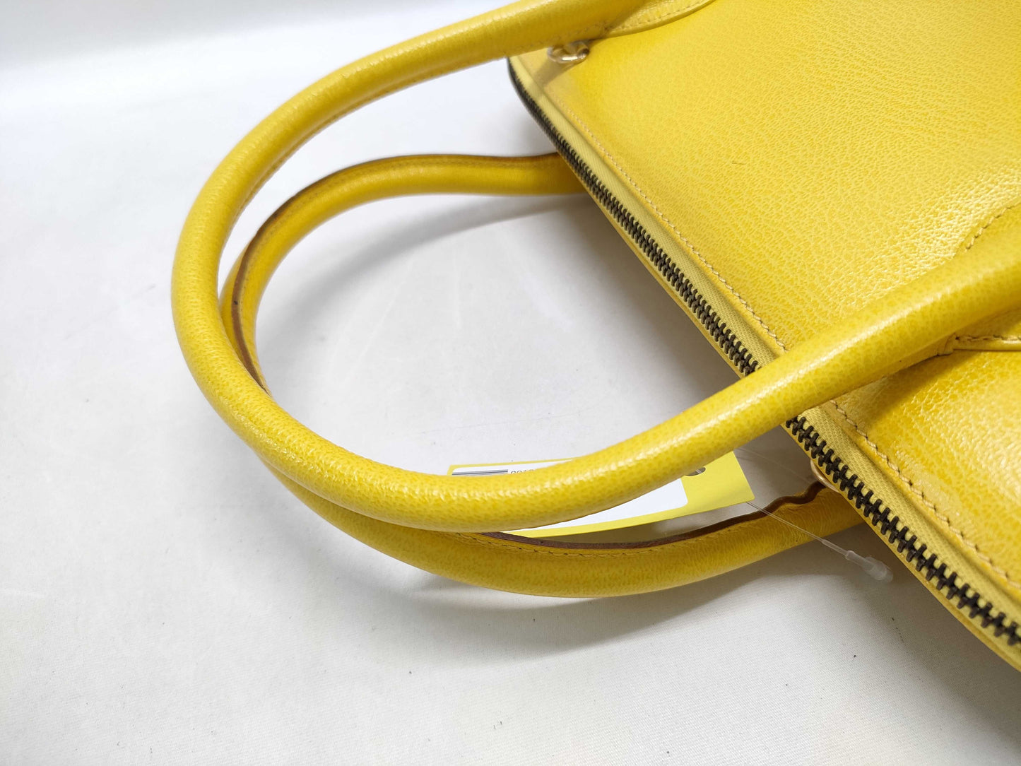 Salvatore Ferragamo Gancini Yellow Handbag